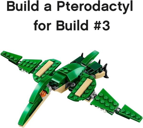lego creator 3 in 1 mighty dinosaur toy