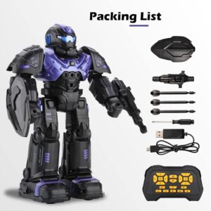 swtoipig rc robot toys gesture sensing remote control programmable robot toy for 5 6 7 8 9 years old boys kids